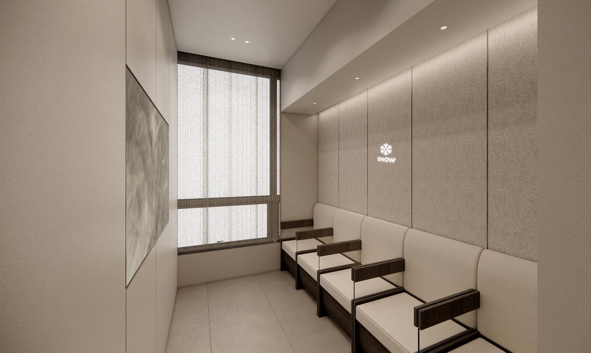 스노우의원 일산점 대기 의자